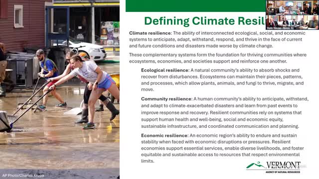 Vermont develops climate resilience strategy with state agencies and climatologists