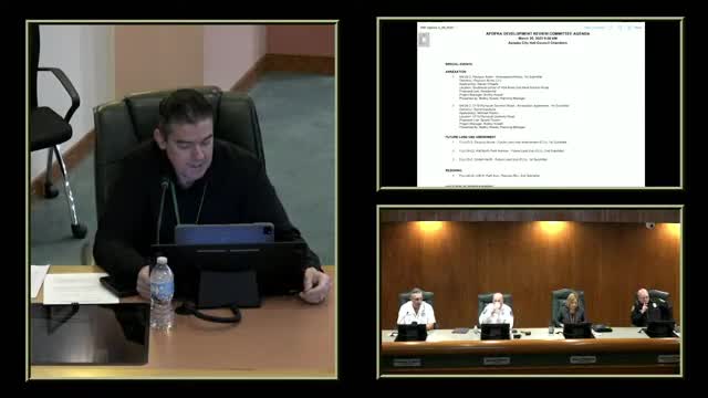 DRC reviews Palucci Acres annexation, future land-use change and right-of-way vacation; no final action