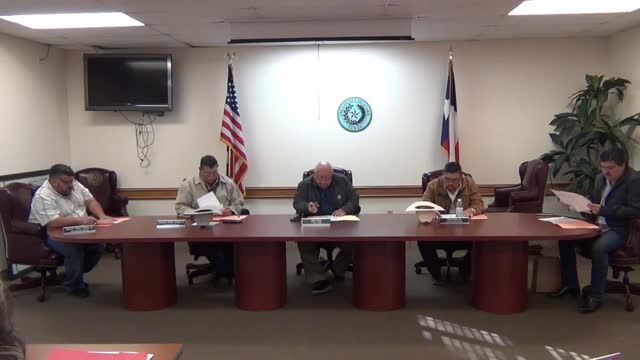 Starr County Commissioners approve order of salaries after closed session under Section 551.074