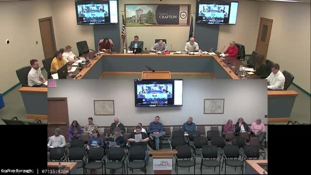 Crafton Borough updates Broadhead Sewer project and 2025 road paving plans