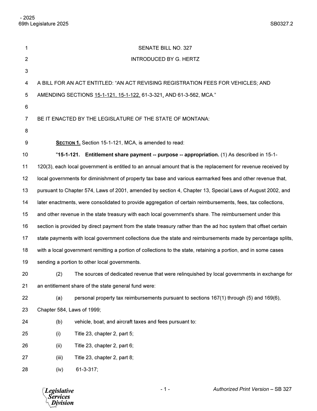 Montana Legislature approves new vehicle registration fee structure for 2025