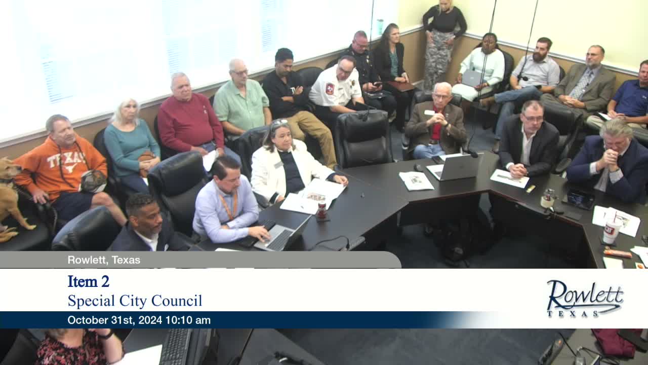 Rowlett council selects Scheme 2 as preferred schematic for municipal complex, emphasizing park integration