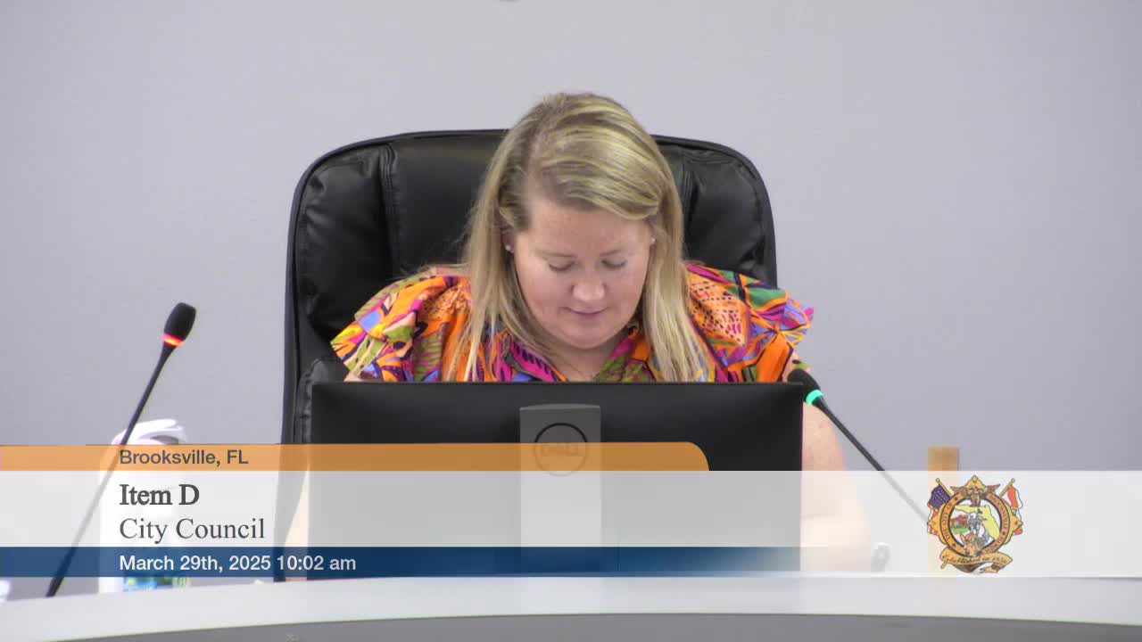 Brooksville council interviews three finalists for city manager; adopts interview process