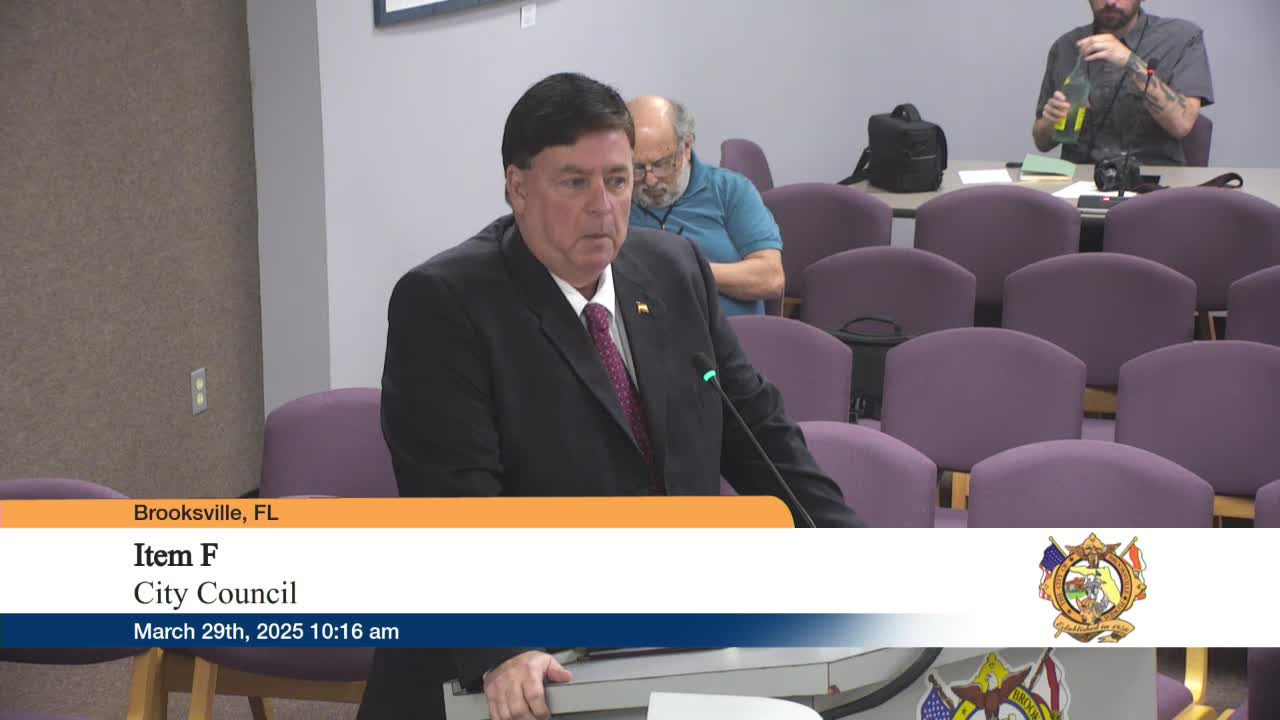Former Cape Coral Council Member discusses Brooksville's smart growth vision