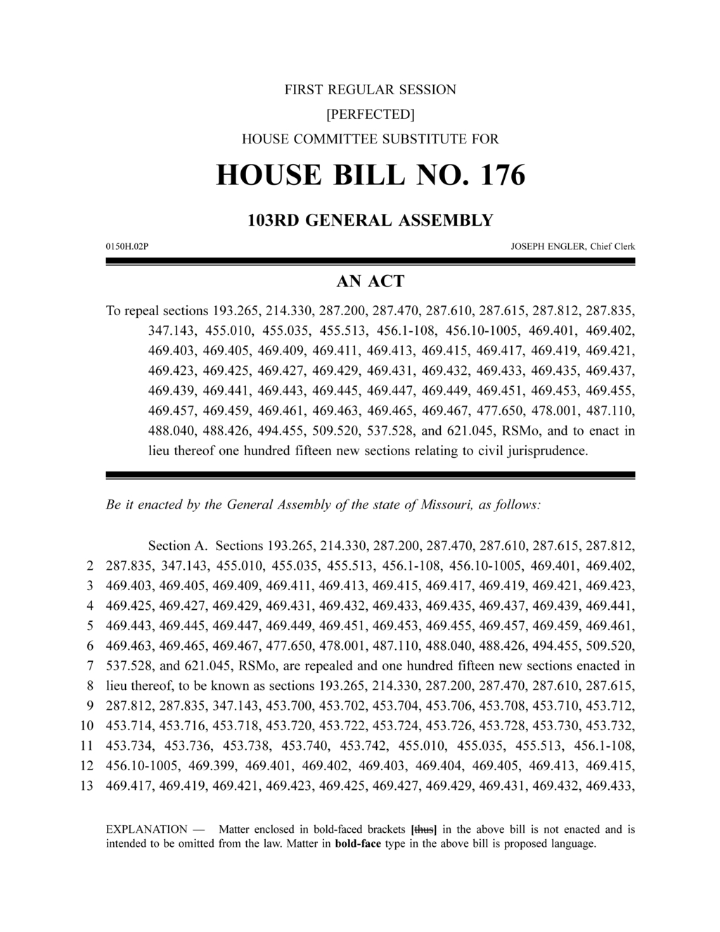 Missouri law updates fees for vital records and public health fund allocations