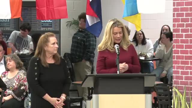 Martin Middle School honors Anne Bushey for heroic life-saving act