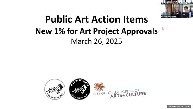 Boulder City Council approves public art projects for Central Avenue and Fire Stations