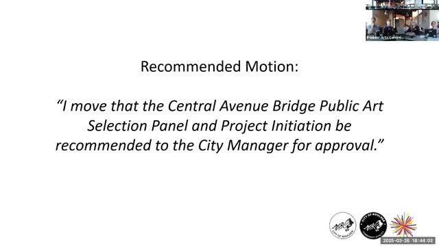 Miller Arts Commission recommends two public-art projects, approves multiple grants and recertifications