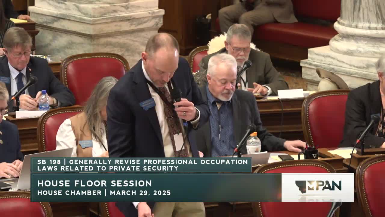 Montana House approves legislation to simplify private security guard licensing process
