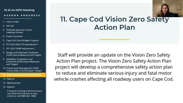 Cape Cod begins Vision Zero Action Plan with Federal grant funding