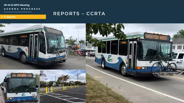 Steph Spadoni presents Cape Cod RTA's electric vehicle transition plan update