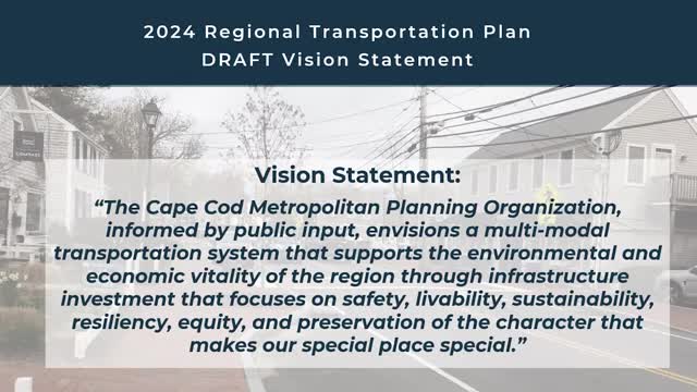 Cape Cod Commission unveils multimodal transportation plan prioritizing equity and sustainability