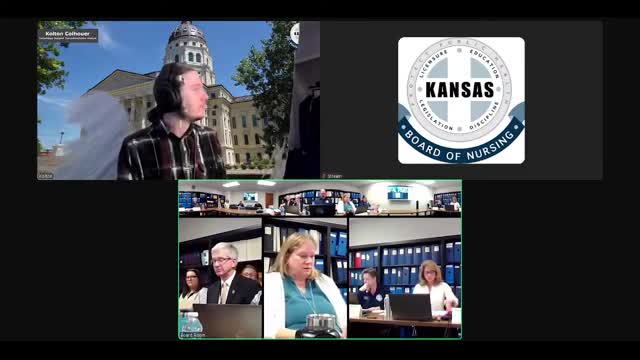 Kansas Board of Nursing investigative committee hears call for diversionary, non‑disciplinary process for minor nursing offenses