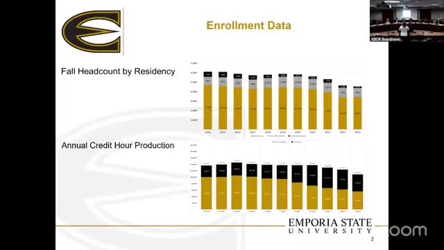Emporia State University seeks strategies to boost enrollment sustainability
