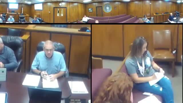 Scurry County court approves insurance-covered repairs for annex water damage and seeks additional quotes