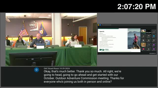 Utah Outdoor Adventure Commission prepares for project approval vote on November 19