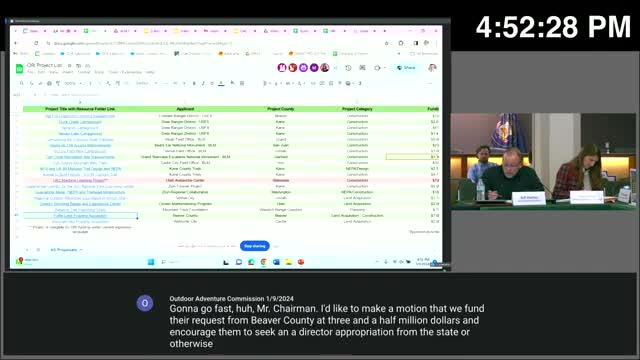 Beaver County seeks $3.5M for Puffer Lake project amid funding discussions