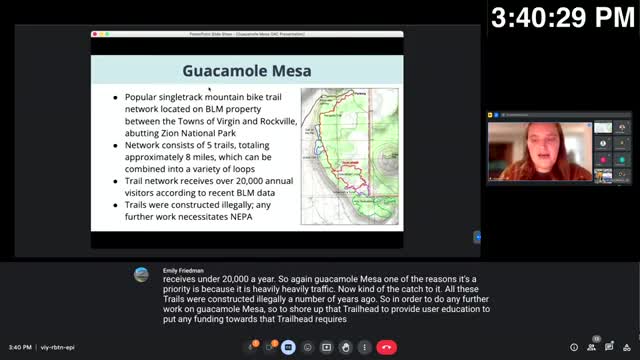 Commission proposes NEPA review for trail network and infrastructure at National Park