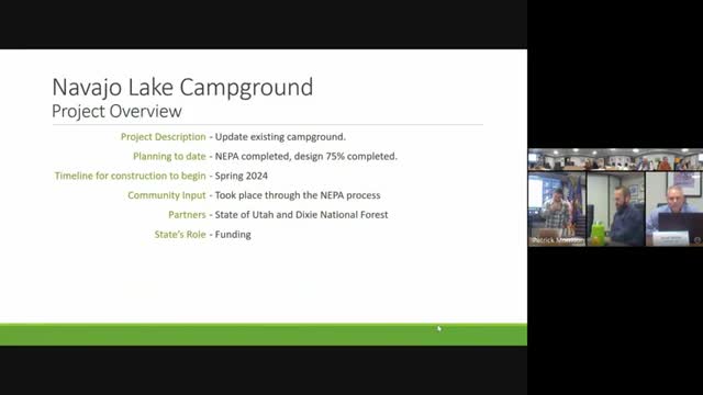 Navajo Lake campground upgrade project seeks $1.5 million funding for renovation