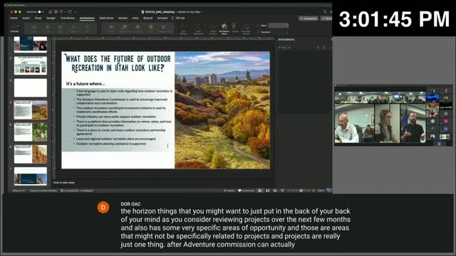 Utah commission outlines strategic plan for outdoor recreation development