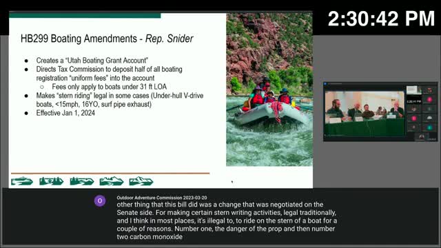 Utah Legislators Address Boating Safety and Failed Outdoor Bills