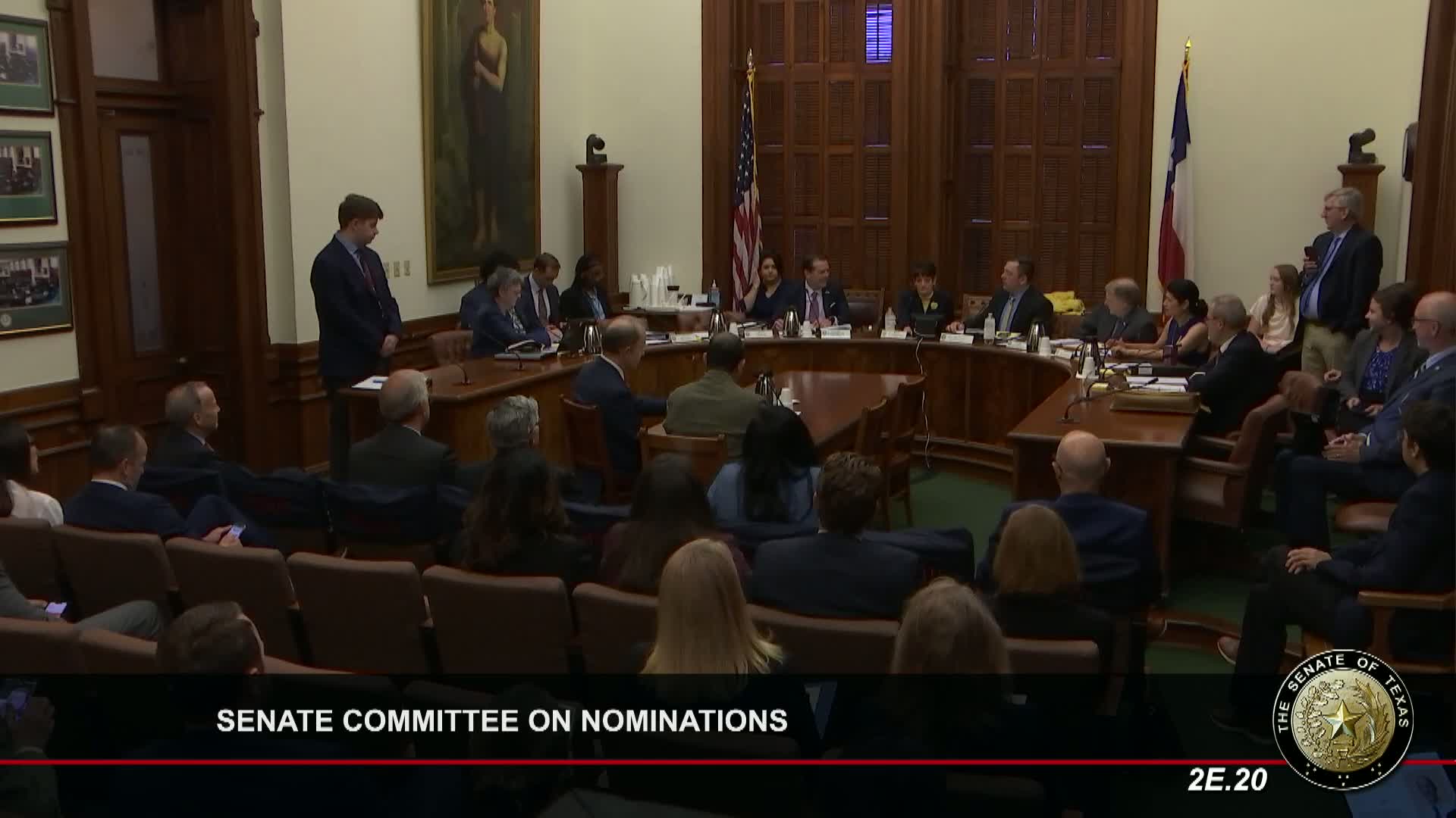 Senate Committee on Nominations advances most nominees, splits on one law-enforcement appointee