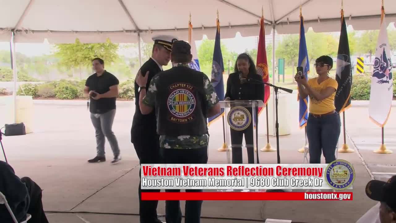 Ceremony honors Vietnam veterans and acknowledges their service