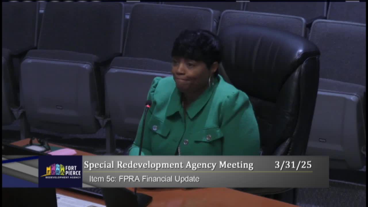 Fort Pierce leaders defend CRA funding amid push to eliminate economic development programs