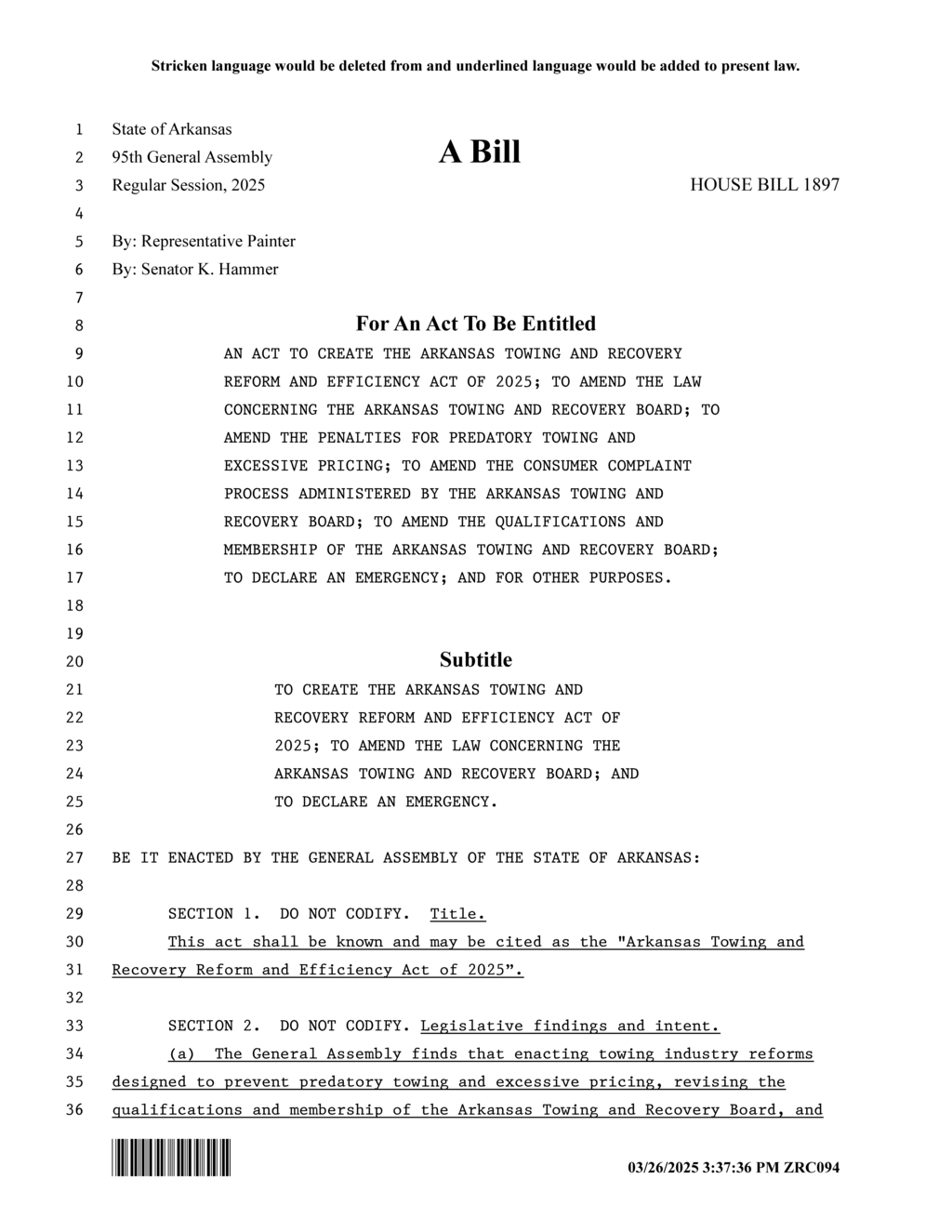 Arkansas Governor to Appoint New Members to Towing and Recovery Board