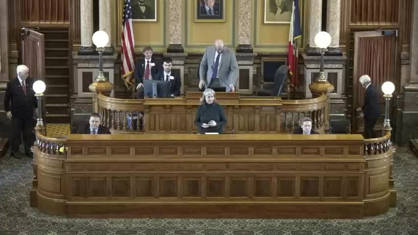 Iowa House holds prayer and introduces new real property equity bill