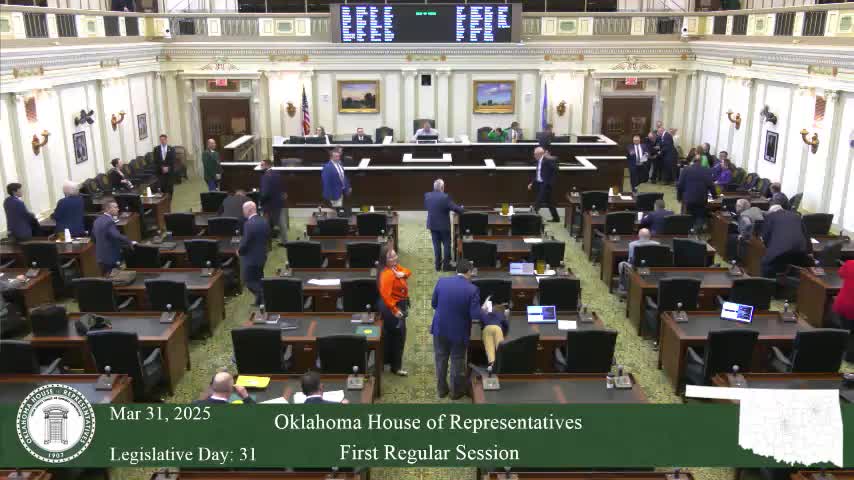 House presents citation to Lieutenant Colonel Wendell Grant Husky as veteran of the week