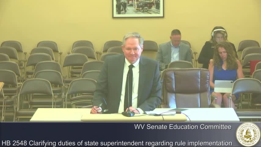 Committee approves bill requiring State Superintendent reporting on rule implementation and retains authority to withhold state aid