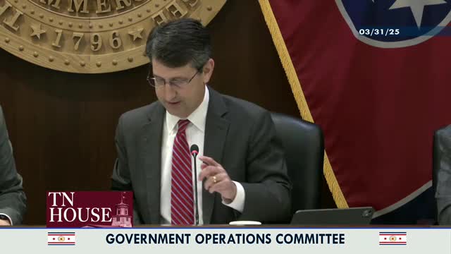 Chairman Lafferty secures passage of Tennessee Emergency Management Agency sunset bill