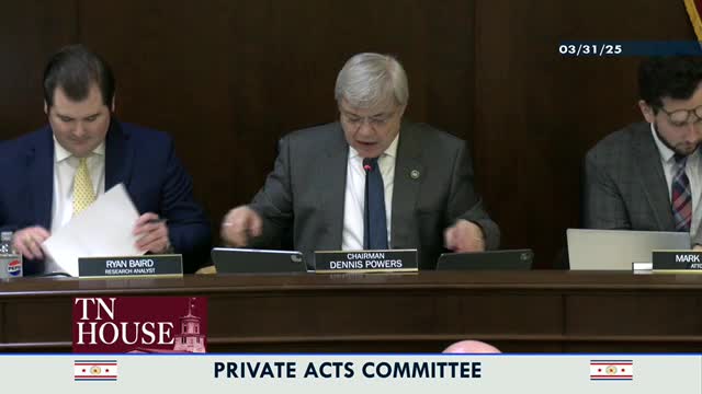 House committee advances Oakland, Tenn., charter bill setting mayor, aldermen terms