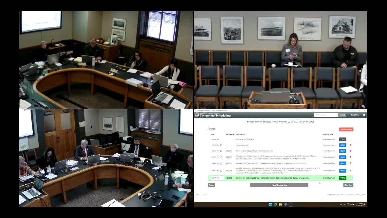 Senator Weston raises concerns over parental rights termination in child rehabilitation bill