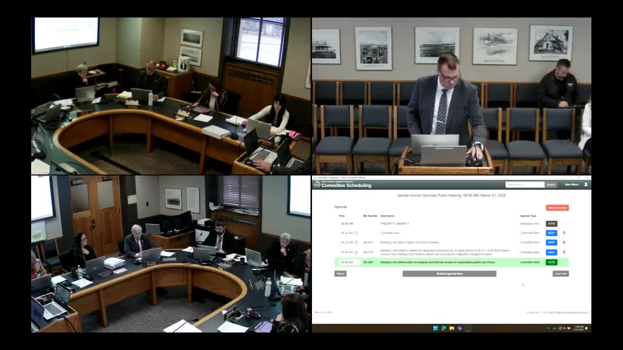 Committee flags language inconsistency in bill on rights of health‑care facility residents