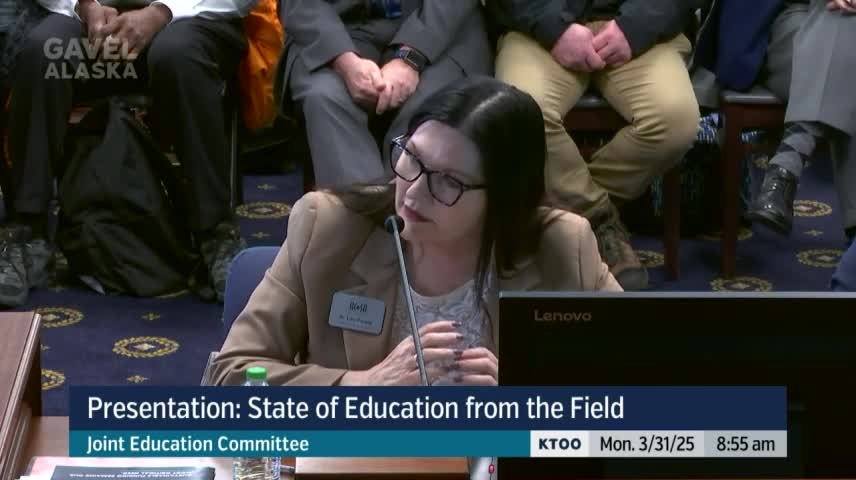 Superintendent Holland calls for equitable school funding amid Alaska's educational challenges