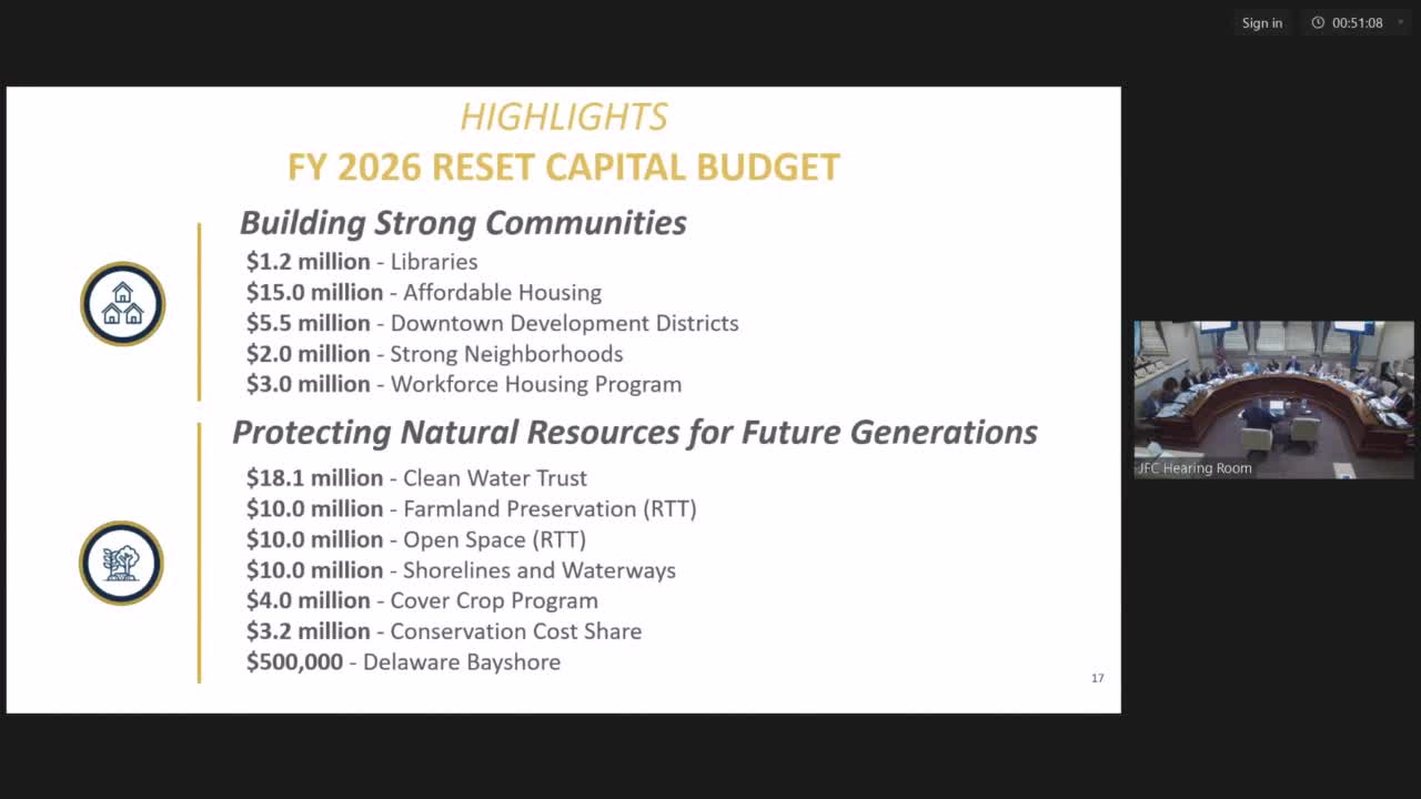 Legislative Hall expansion, parking garage and other capital priorities draw scrutiny at hearings