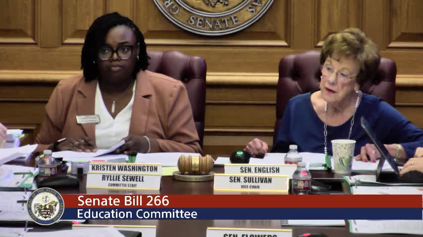 Committee addresses student‑mentor bill; sponsors frame measure as codifying background checks
