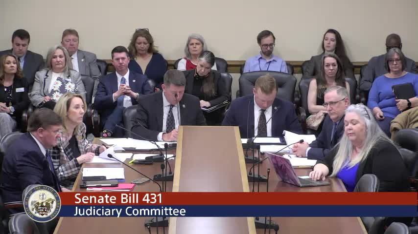 Senator Tucker questions testimony on life-size dolls in ongoing discussion