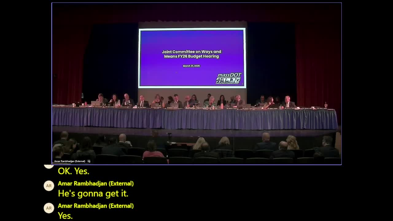 MassDOT presents House 1 transportation plan: billions for roads, bridges, MBTA and regional transit