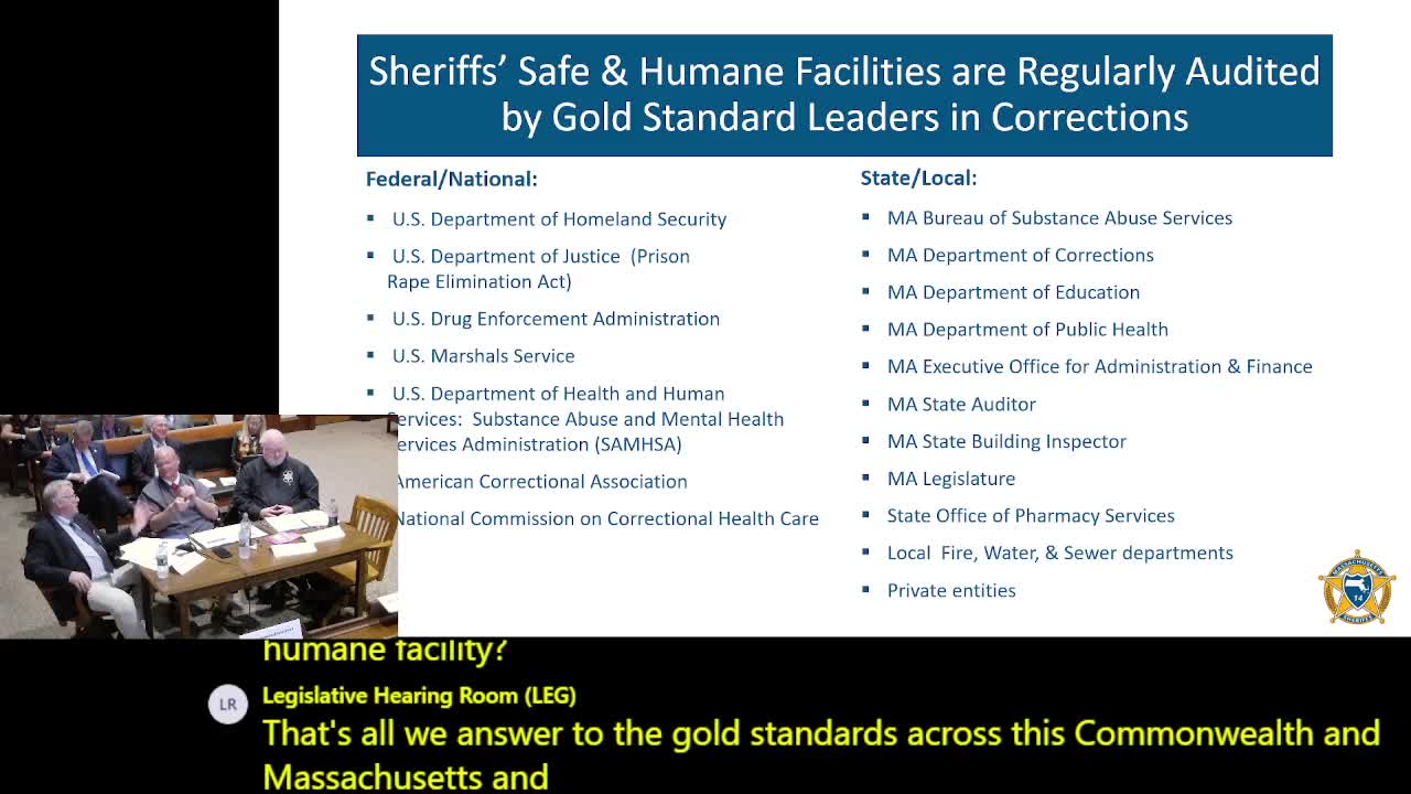 Sheriffs Highlight COVID Response and Funding Challenges at Middlesex County Meeting
