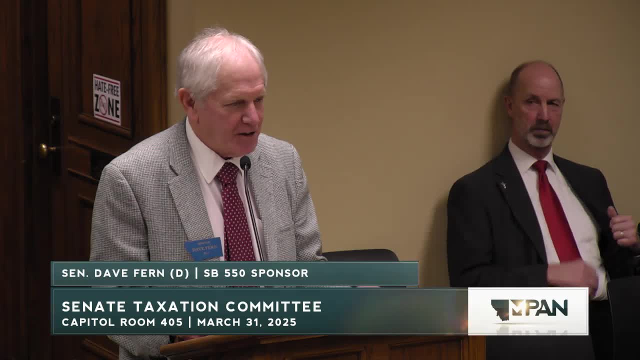 Senator Beard proposes tax reform for small businesses in Montana's centralized properties