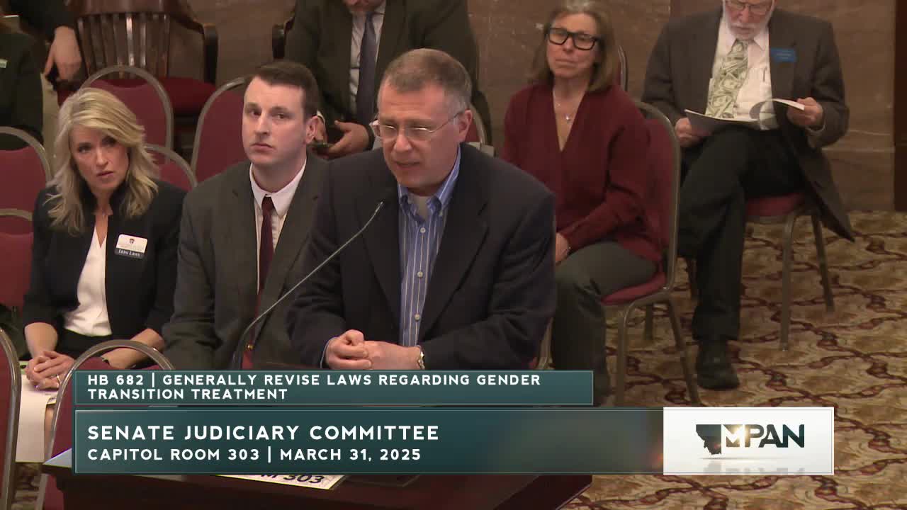 Quinn Layton addresses committee on Planned Parenthood's hormone therapy services