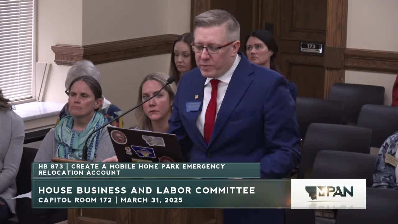 Montana committee discusses HB 873 to assist mobile home residents during park closures