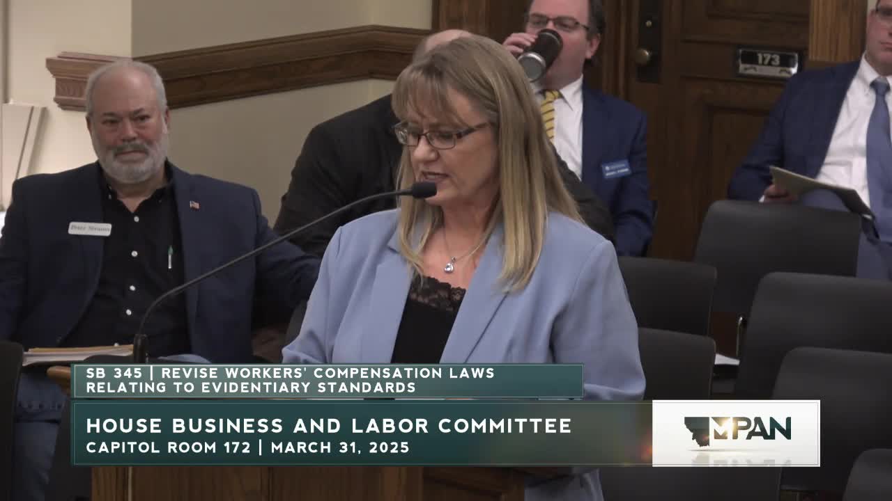 Montana committee reviews Senate Bill 345 impacting injured workers' compensation rights