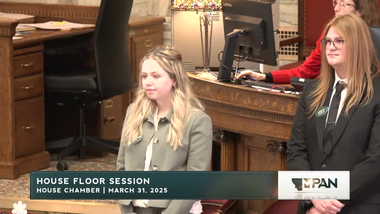 Montana students join legislative session as pages with diverse aspirations