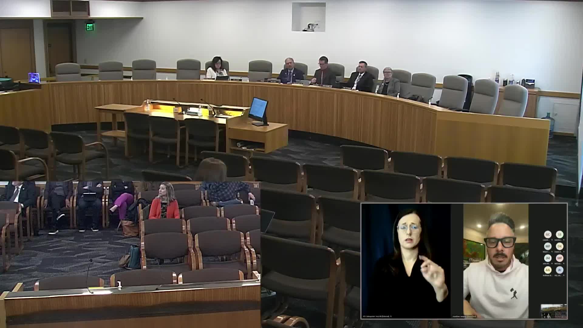 Jonathan Jewaid advocates for SB 110 at Portland committee hearing
