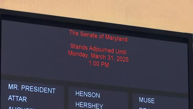Rabbi Ari Goldstein delivers invocation at Maryland Senate session