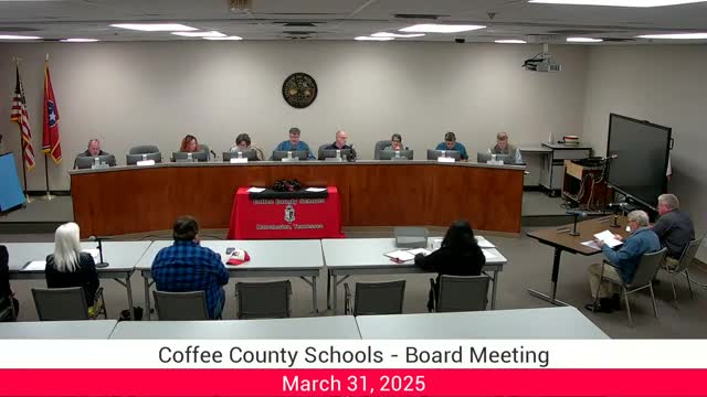 Coffee County board approves two TSBA finalists, adds two internal candidates and votes not to livestream interviews
